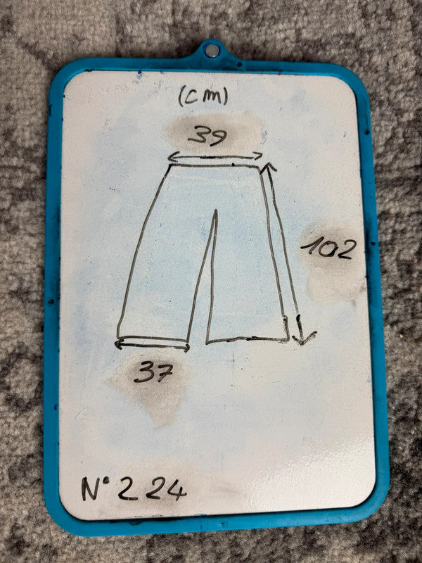 Pantalon baggy jean large Japanese balloon streetwear JNCO y2k vintage hip-hop taille 30US n•224