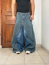 Pantalon baggy jean large Japanese balloon streetwear JNCO y2k vintage hip-hop taille 34US n•225