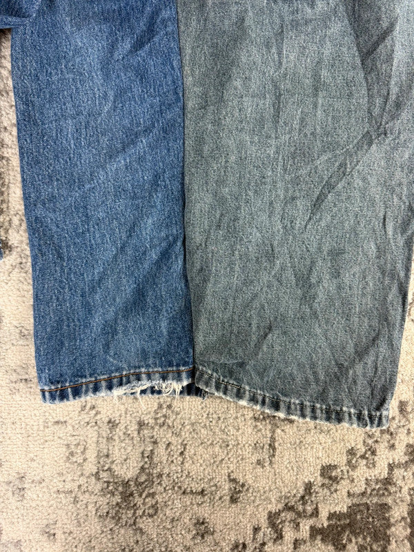 Pantalon baggy jean large Japanese balloon streetwear JNCO y2k vintage hip-hop taille 34US n•225
