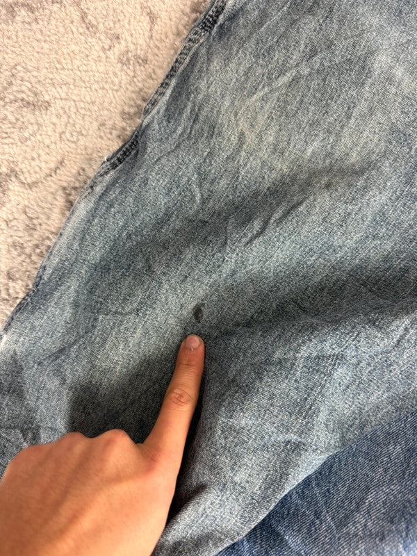Pantalon baggy jean large Japanese balloon streetwear JNCO y2k vintage hip-hop taille 34US n•225