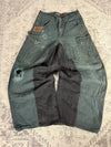 Pantalon baggy double knee large balloon streetwear JNCO y2k vintage hip-hop taille 30US n•226