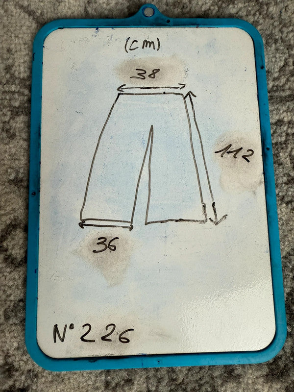 Pantalon baggy double knee large balloon streetwear JNCO y2k vintage hip-hop taille 30US n•226