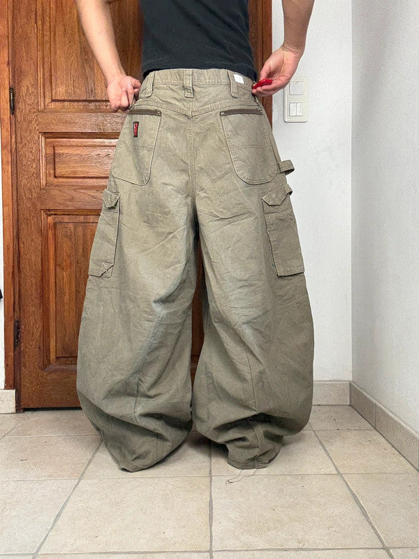 Pantalon baggy jean large Japanese balloon streetwear JNCO y2k vintage hip-hop taille 36US n•227
