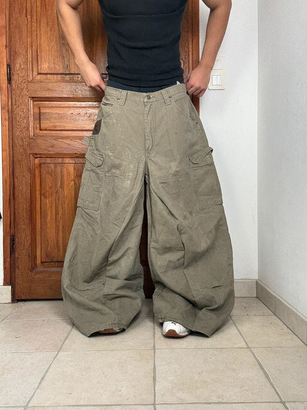 Pantalon baggy jean large Japanese balloon streetwear JNCO y2k vintage hip-hop taille 36US n•227