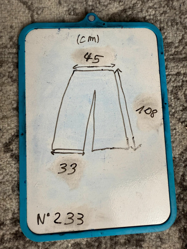 Pantalon baggy jean large Japanese balloon streetwear JNCO y2k vintage hip-hop taille 34US n•233