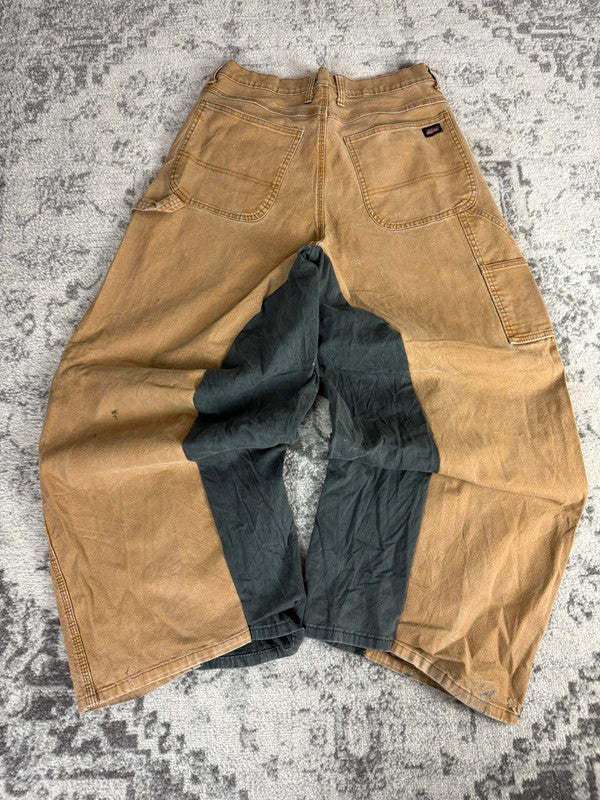 Pantalon baggy jean large Japanese balloon streetwear JNCO y2k vintage hip-hop taille M n•234