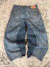 Pantalon baggy jean large Japanese balloon streetwear JNCO y2k vintage hip-hop taille 34US n•244