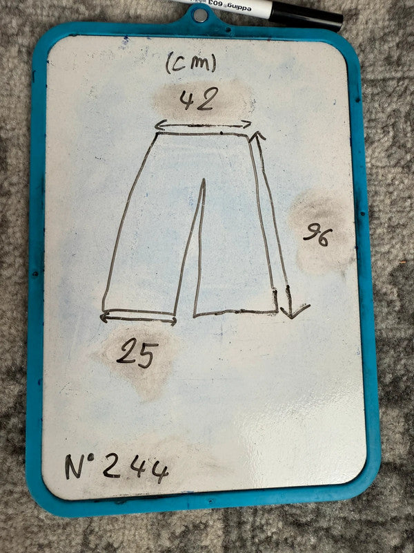 Pantalon baggy jean large Japanese balloon streetwear JNCO y2k vintage hip-hop taille 34US n•244