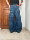 Pantalon baggy jean large Japanese balloon streetwear JNCO y2k vintage hip-hop taille 32US n•245
