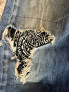 Pantalon baggy jean large Japanese balloon streetwear JNCO y2k vintage hip-hop taille 32US n•245