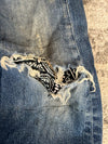 Pantalon baggy jean large Japanese balloon streetwear JNCO y2k vintage hip-hop taille 32US n•245