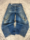 Pantalon baggy jean large Japanese balloon streetwear JNCO y2k vintage hip-hop taille 32US n•245