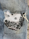 Pantalon baggy jean large Japanese balloon streetwear JNCO y2k vintage hip-hop taille 34US n•248