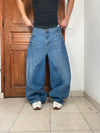 Pantalon baggy jean large Japanese balloon streetwear JNCO y2k vintage hip-hop taille 38US n•249