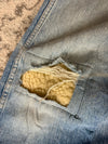 Pantalon baggy jean large Japanese balloon streetwear JNCO y2k vintage hip-hop taille M n•251