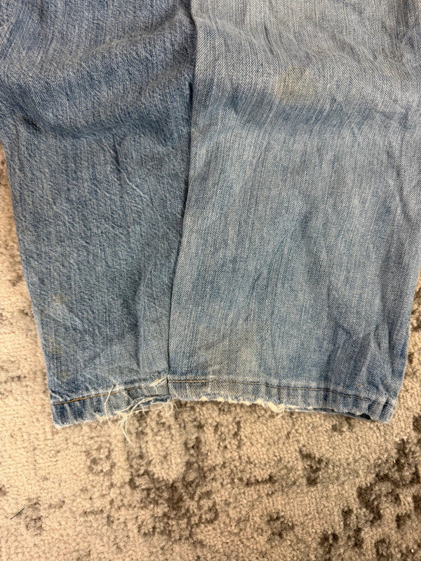 Pantalon baggy jean large Japanese balloon streetwear JNCO y2k vintage hip-hop taille M n•251