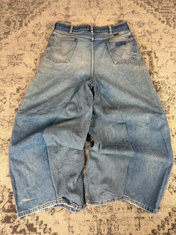 Pantalon baggy jean large Japanese balloon streetwear JNCO y2k vintage hip-hop taille M n•251