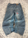 Pantalon baggy jean large Japanese balloon streetwear JNCO y2k vintage hip-hop taille 31US n•253