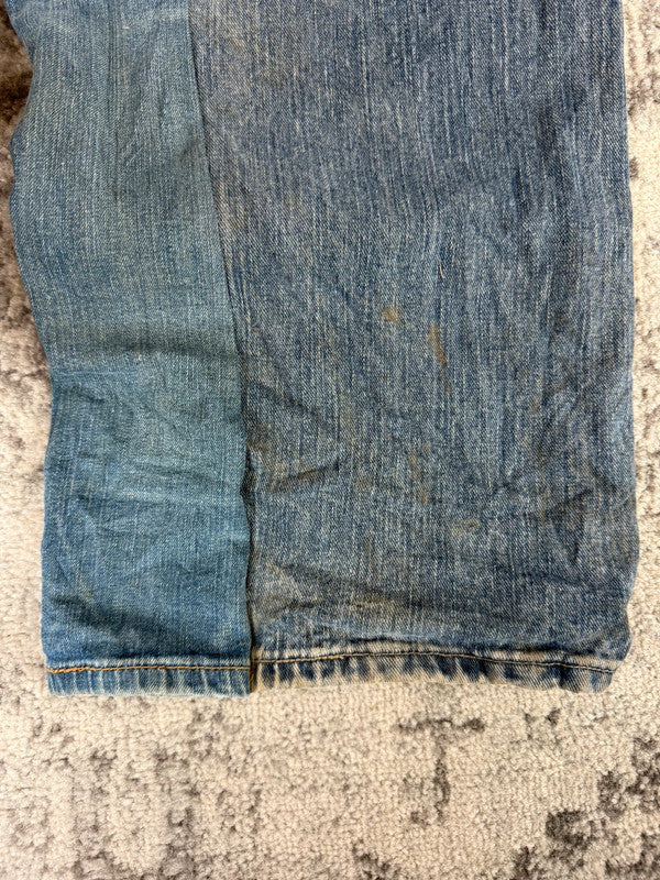 Pantalon baggy jean large Japanese balloon streetwear JNCO y2k vintage hip-hop taille 31US n•253