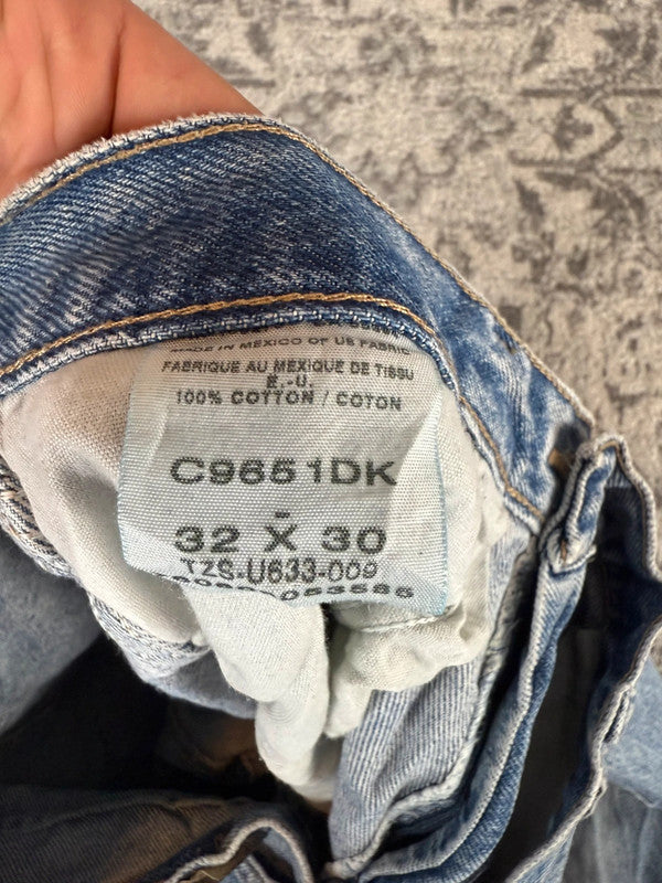 Pantalon baggy jean large Japanese balloon streetwear JNCO y2k vintage hip-hop taille 32US n•254