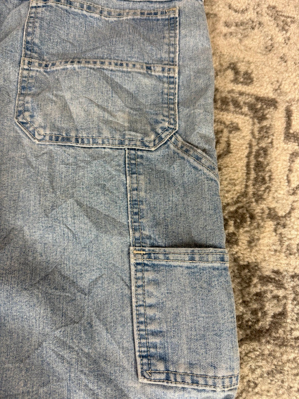 Pantalon baggy jean large Japanese balloon streetwear JNCO y2k vintage hip-hop taille 34US n•255
