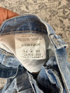 Pantalon baggy jean large Japanese balloon streetwear JNCO y2k vintage hip-hop taille 34US n•255