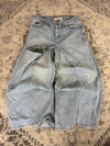 Pantalon baggy jean large Japanese balloon streetwear JNCO y2k vintage hip-hop taille 34US n•256