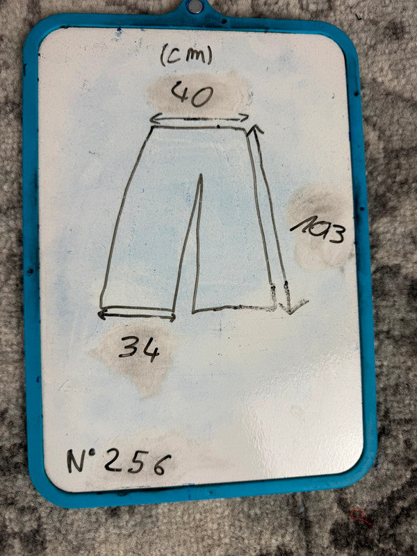Pantalon baggy jean large Japanese balloon streetwear JNCO y2k vintage hip-hop taille 34US n•256