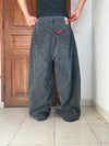 Pantalon baggy jean large Japanese balloon streetwear JNCO y2k vintage hip-hop taille 38US n•257