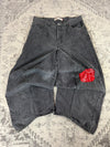 Pantalon baggy jean large Japanese balloon streetwear JNCO y2k vintage hip-hop taille 38US n•257
