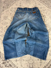 Pantalon baggy jean large Japanese balloon streetwear JNCO y2k vintage hip-hop taille 34US n•259