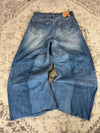 Pantalon baggy jean large Japanese balloon streetwear JNCO y2k vintage hip-hop taille M n•260