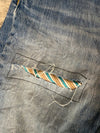 Pantalon baggy jean large Japanese balloon streetwear JNCO y2k vintage hip-hop taille M n•260