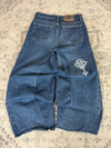 Pantalon baggy jean large Japanese balloon streetwear JNCO y2k vintage hip-hop taille XS n•263