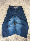 Pantalon baggy jean large Japanese balloon streetwear JNCO y2k vintage hip-hop taille M n•264