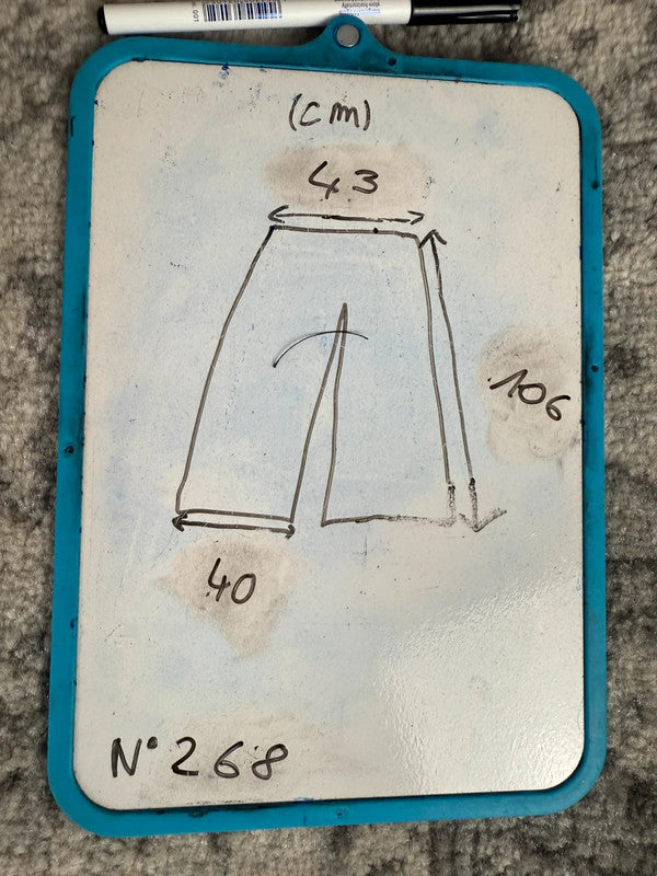 Pantalon baggy jean large Japanese balloon streetwear JNCO y2k vintage hip-hop taille 36US n•268