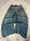 Pantalon baggy jean large Japanese balloon streetwear JNCO y2k vintage hip-hop taille 30US n•269