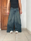 Pantalon baggy jean large Japanese balloon streetwear JNCO y2k vintage hip-hop taille 30US n•269