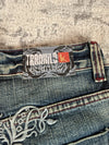 Pantalon baggy jean large Japanese balloon streetwear JNCO y2k vintage hip-hop taille 30US n•269
