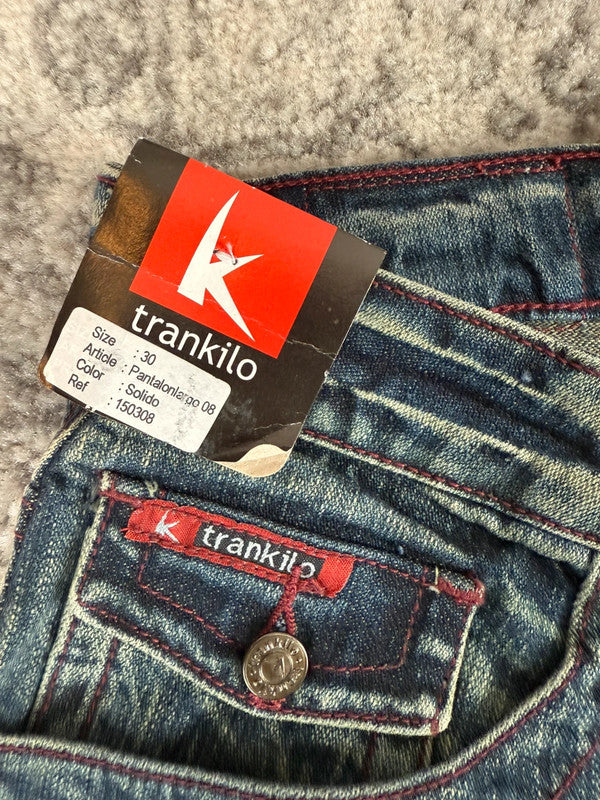 Pantalon baggy jean large Japanese balloon streetwear JNCO y2k vintage hip-hop taille 30US n•269