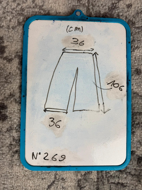 Pantalon baggy jean large Japanese balloon streetwear JNCO y2k vintage hip-hop taille 30US n•269