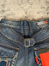 Pantalon baggy jean large Japanese balloon streetwear JNCO y2k vintage hip-hop taille XS n•270