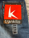 Pantalon baggy jean large Japanese balloon streetwear JNCO y2k vintage hip-hop taille XS n•270