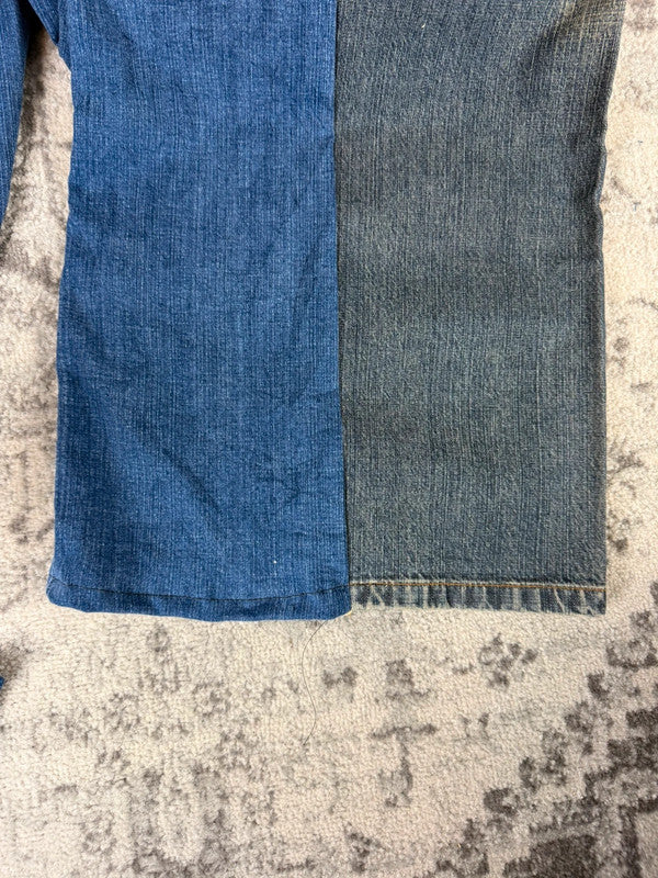 Pantalon baggy jean large Japanese balloon streetwear JNCO y2k vintage hip-hop taille XS n•271