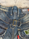 Pantalon baggy jean large Japanese balloon streetwear JNCO y2k vintage hip-hop taille XS n•271