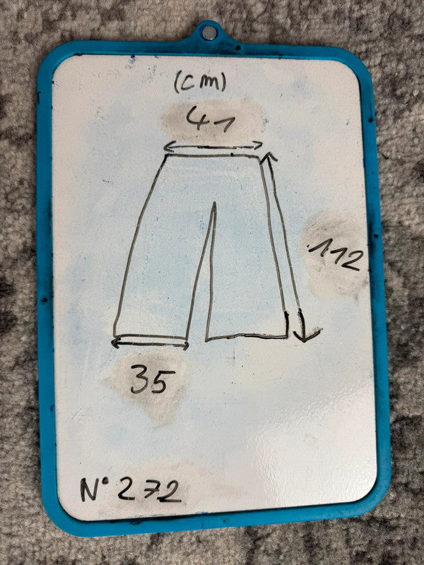 Pantalon baggy jean large Japanese balloon streetwear JNCO y2k vintage hip-hop taille XL n•272