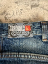Pantalon baggy jean large Japanese balloon streetwear JNCO y2k vintage hip-hop taille XL n•272