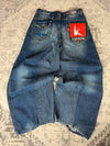 Pantalon baggy jean large Japanese balloon streetwear JNCO y2k vintage hip-hop taille 32US n•273
