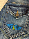 Pantalon baggy jean large Japanese balloon streetwear JNCO y2k vintage hip-hop taille 32US n•273