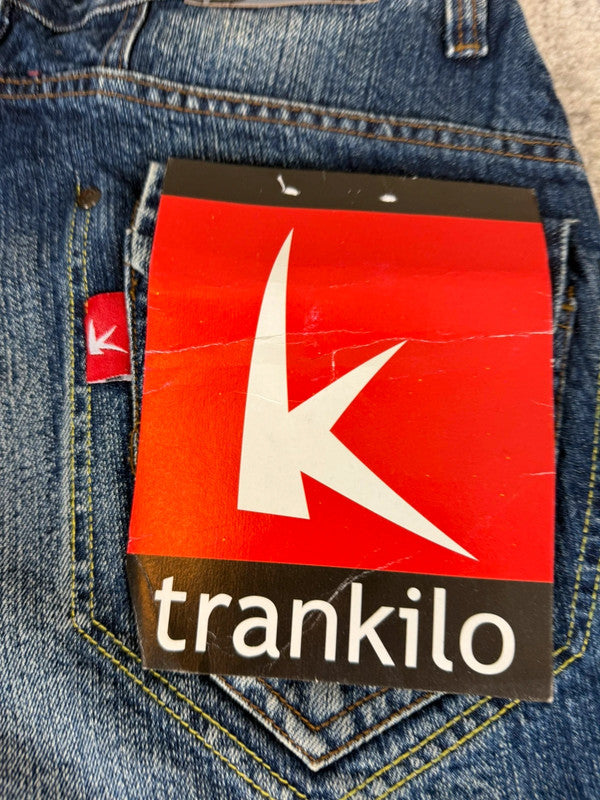 Pantalon baggy jean large Japanese balloon streetwear JNCO y2k vintage hip-hop taille 32US n•273